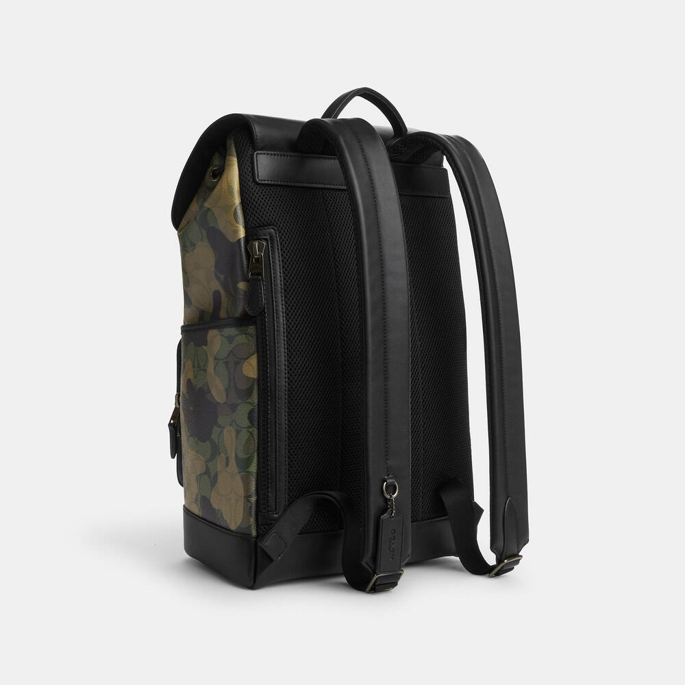 Coach Camouflage and Black Men's Backpack - Picture 2 of 4